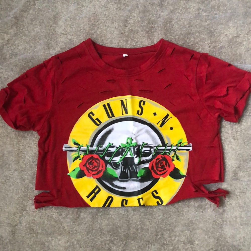 Crop Band T-Shirt